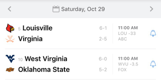 Illustration for article titled Saturday College Football Thread